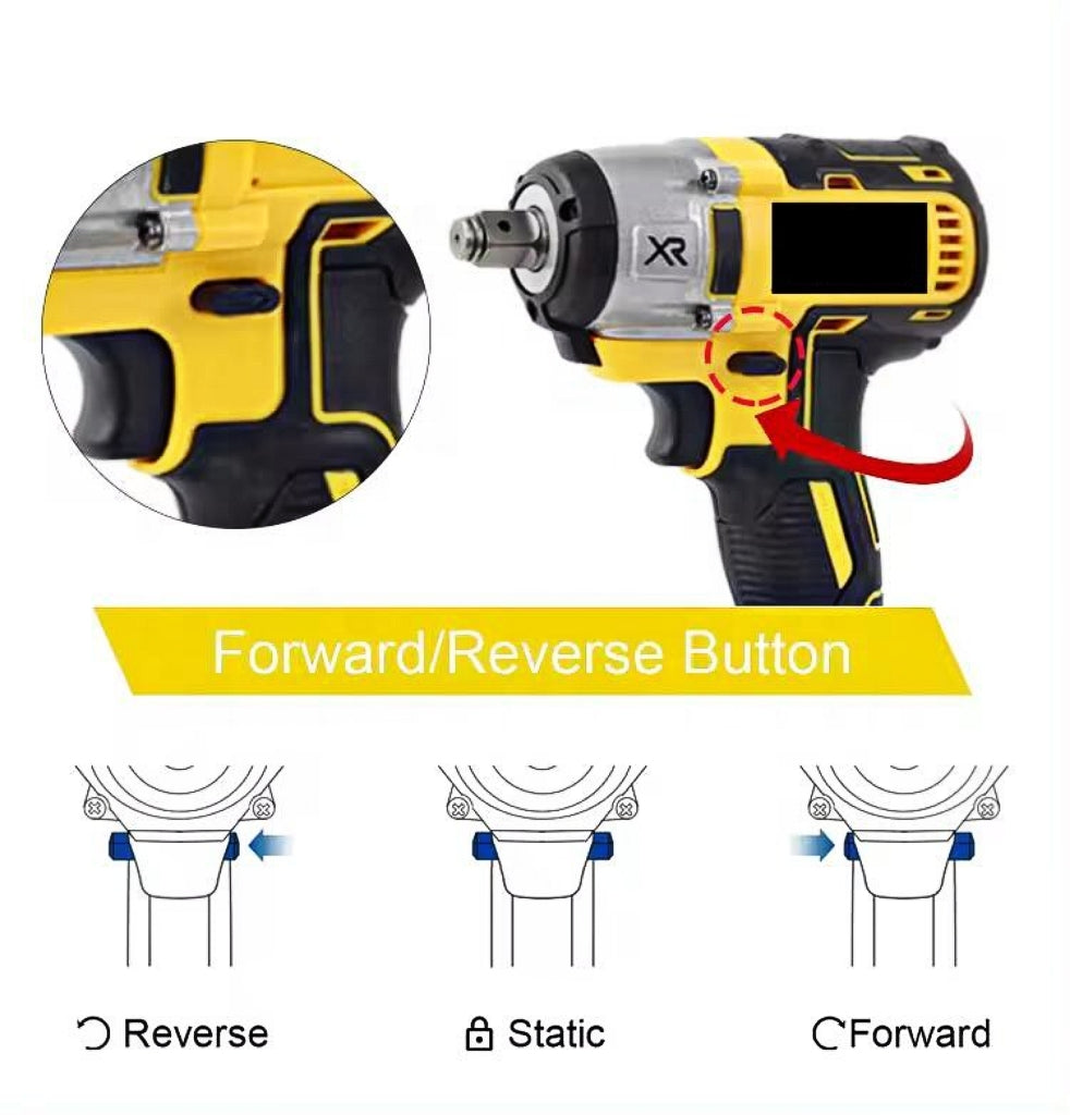 350 N.M torque brushless electric impact wrench